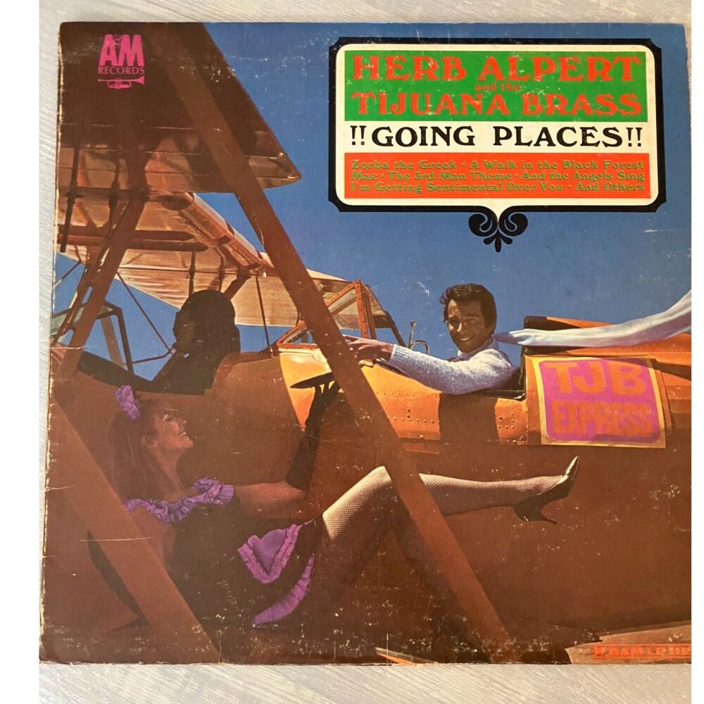 Herb Alpert and the Tijuana Brass "Going Places vinyl